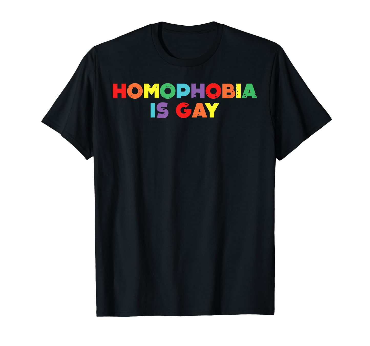 180g pure cotton round neck single side printed t-shirt, homophobia is gay funny rainbow pride flag LGBTQ men and women t-shirt, casual t-shirt for men and women, perfect t-shirt for holiday gift, Christmas gift, 2025 gift, New Year gift