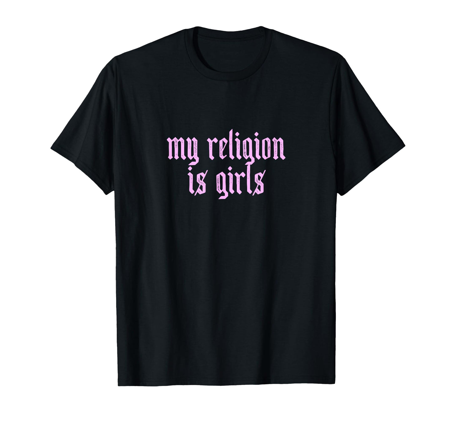 180g pure cotton round neck single side printed t-shirt, my religion is for girls lesbian Wlw gay pride t-shirt, casual t-shirts for men and women, perfect t-shirt for holiday gifts, Christmas gifts, 2025 gifts, New Year gifts