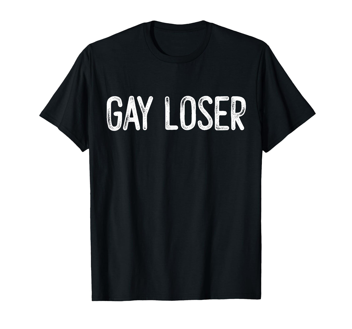 180g pure cotton round neck single side printed T-shirt, Gay Loser T-shirt - I'm a gay loser, but I'm proud of it! , Casual T-shirts for men and women, Perfect T-shirt for holiday gifts, Christmas gifts, 2025 gifts, New Year gifts