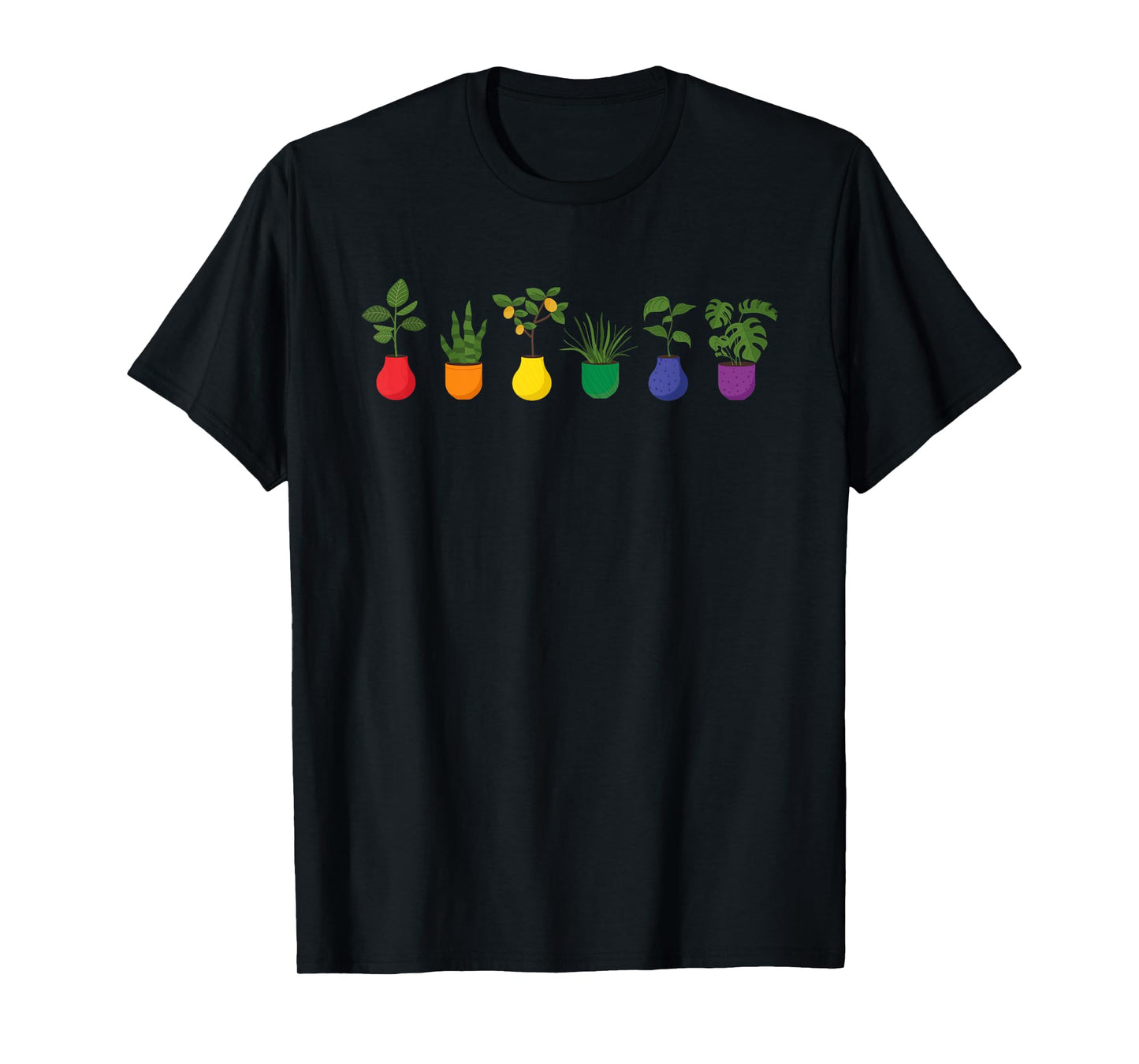 180g pure cotton round neck single side printed T-shirt, LGBTQ plant pride rainbow flag exquisite queer pride gay T-shirt, casual T-shirt for men and women, perfect T-shirt for holiday gifts, Christmas gifts, 2025 gifts, New Year gifts
