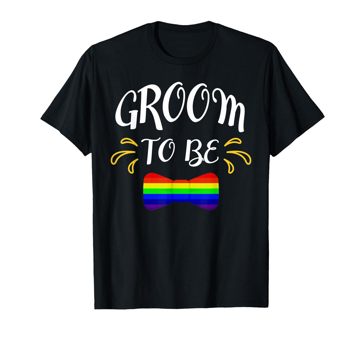 180g pure cotton round neck single-sided printed T-shirt, groom LGBT gay wedding bachelor party T-shirt, casual T-shirt for men and women, perfect T-shirt for holiday gifts, Christmas gifts, 2025 gifts, New Year gifts