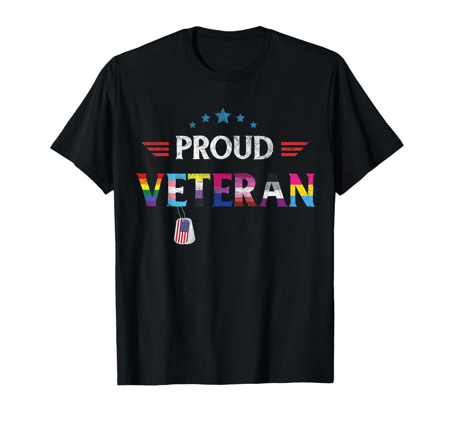 180g pure cotton round neck single side printed t-shirt, proud veteran LGBTQ rainbow flag gay pride transgender US Army t-shirt, casual t-shirts for men and women, perfect t-shirt for holiday gifts, Christmas gifts, 2025 gifts, New Year gifts