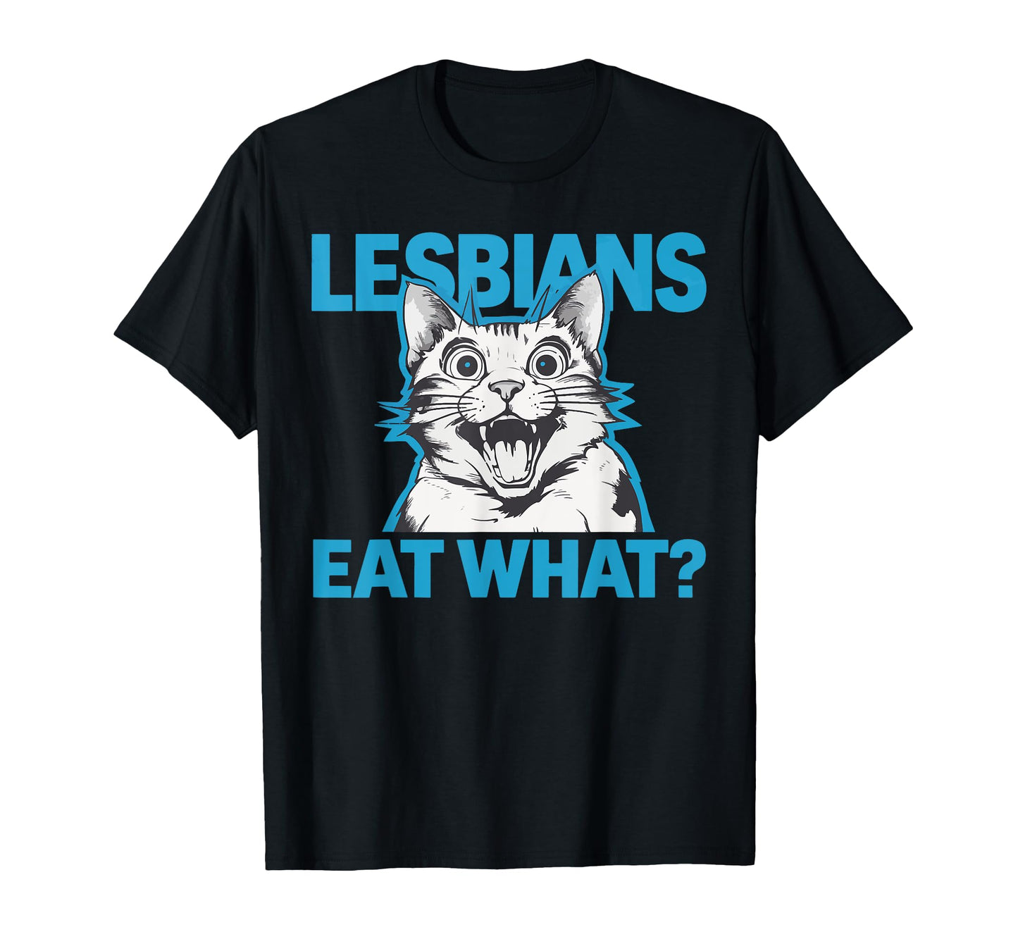 180g pure cotton round neck single-sided printed T-shirt, what do lesbians eat T-shirt, casual T-shirts for men and women, perfect T-shirts for holiday gifts, Christmas gifts, 2025 gifts, New Year gifts