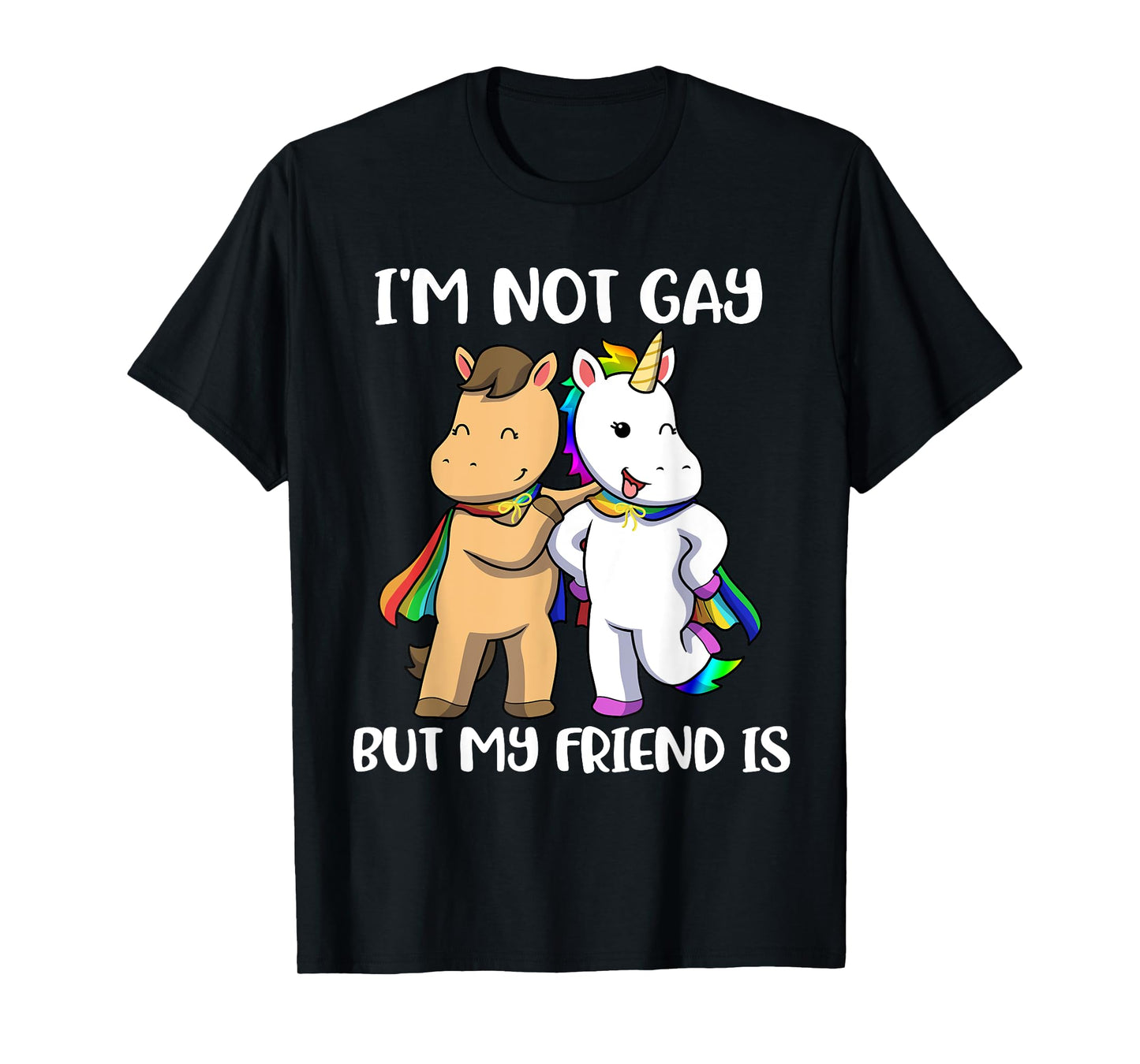180g pure cotton round neck single-sided printed T-shirt, I am not gay, but my friends are T-shirts, casual T-shirts for men and women, perfect T-shirts for holiday gifts, Christmas gifts, 2025 gifts, New Year gifts