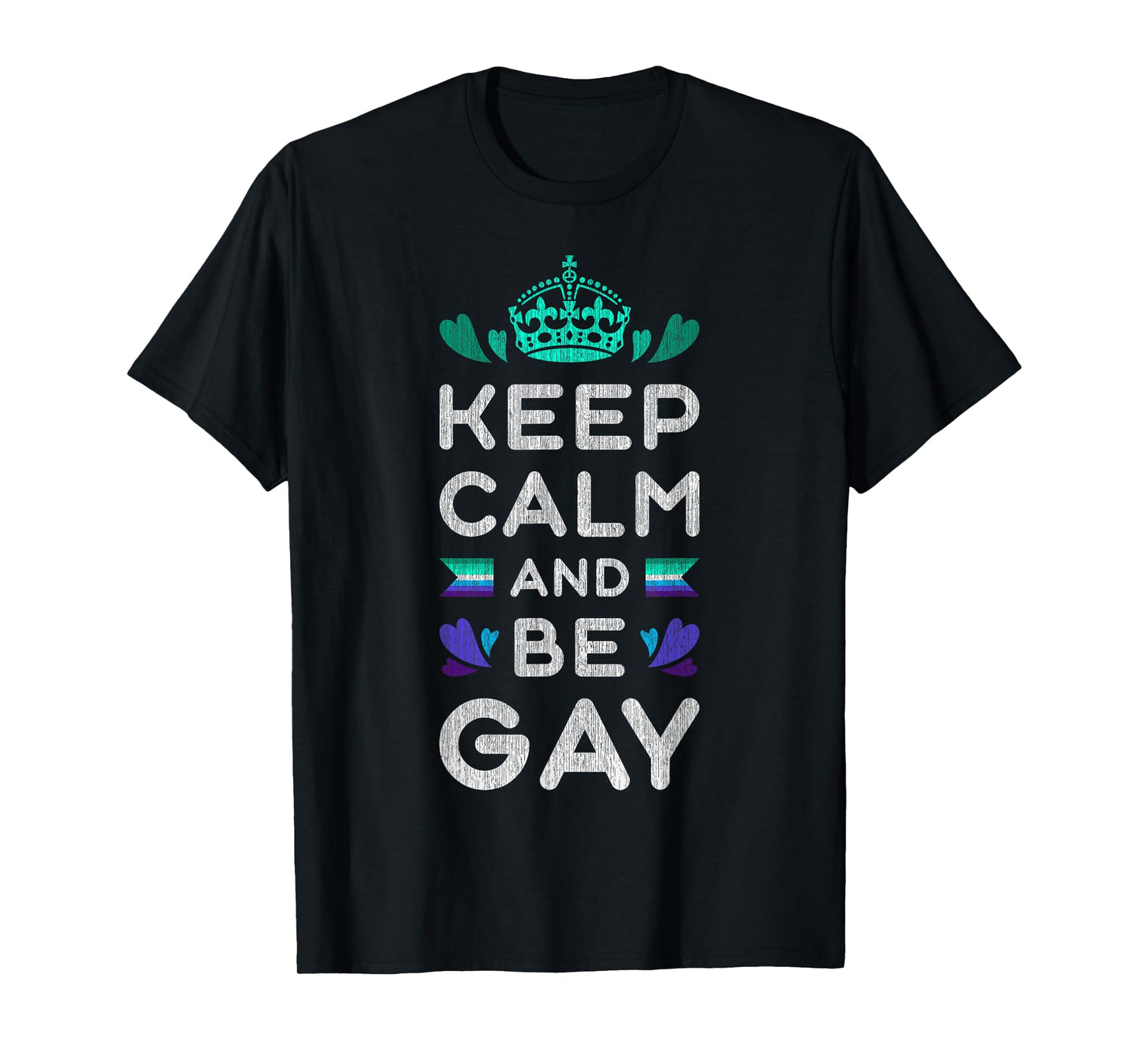 180g pure cotton round neck single side printed t-shirt, brand new blue gay MLM pride flag, keep calm and stay gay t-shirt, casual t-shirt for men and women, perfect t-shirt for holiday gift, Christmas gift, 2025 gift, New Year gift