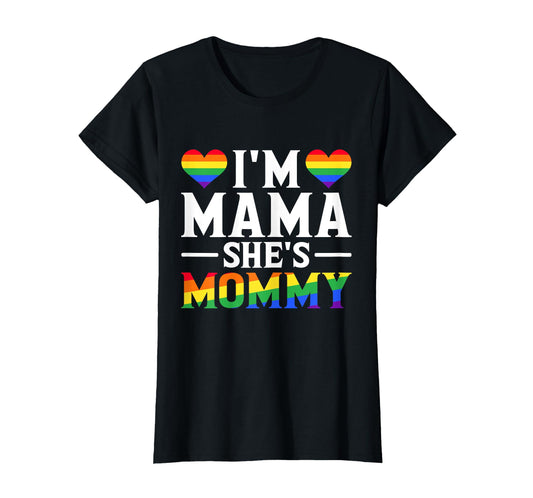180g pure cotton round neck single side printed t-shirt, lesbian mom gift gay pride I am a mom she is a mom LGBT t-shirt, casual t-shirt for men and women, perfect t-shirt for holiday gift, Christmas gift, 2025 gift, New Year gift