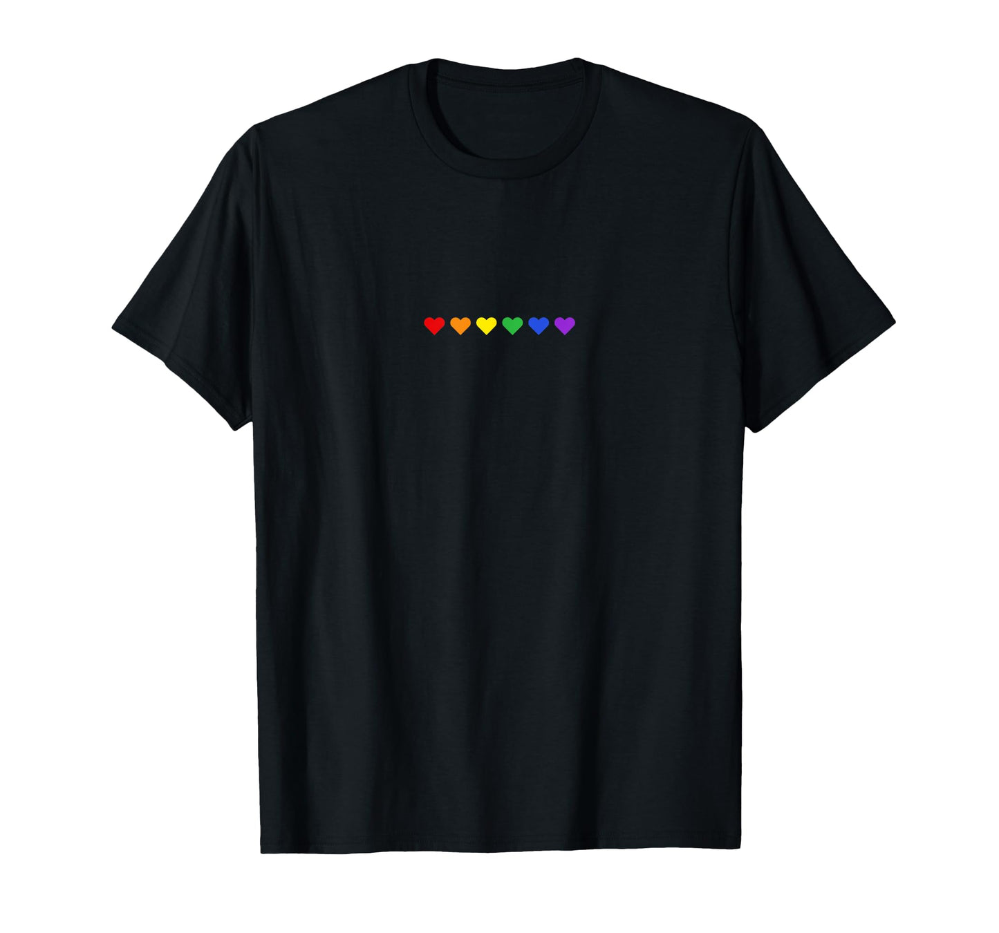 180g pure cotton round neck single-sided printed T-shirt, Rainbow Heart Subtle Pride Month LGBT Gay Rights Equality T-shirt, Casual T-shirt for men and women, Perfect T-shirt for holiday gifts, Christmas gifts, 2025 gifts, New Year gifts