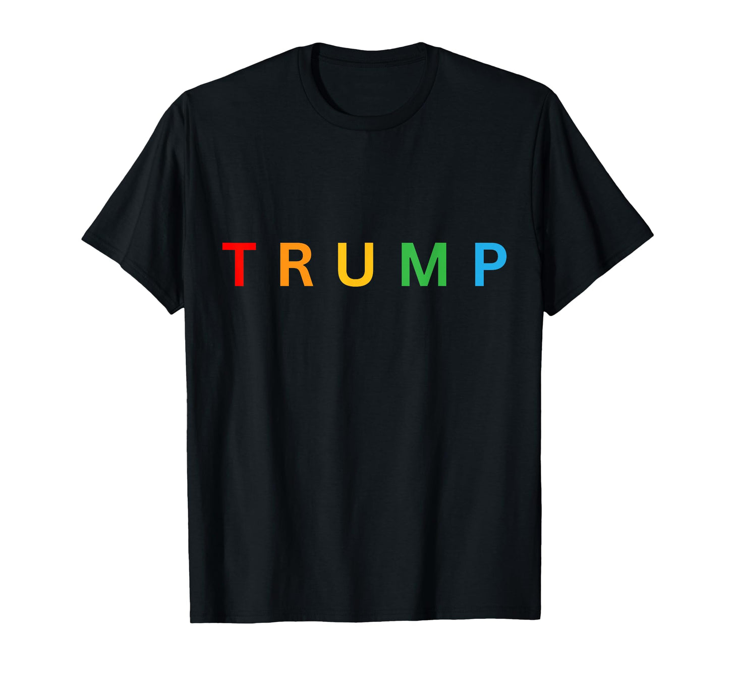 180g pure cotton round neck single side printed t-shirt, rainbow color trump name gay pride LGBTQ t-shirt, casual t-shirt for men and women, perfect t-shirt for holiday gift, Christmas gift, 2025 gift, New Year gift
