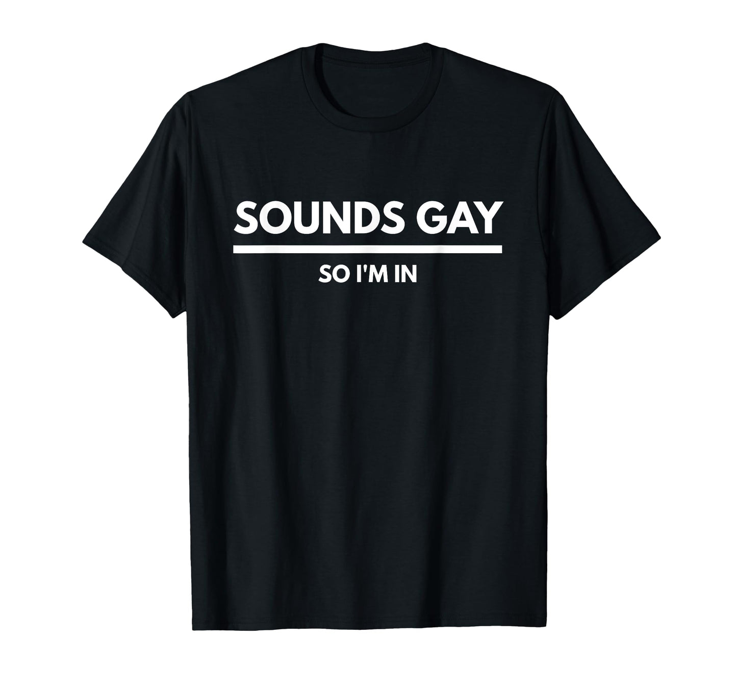 180g pure cotton round neck single side printed T-shirt, funny voice sounds like gay so I wear T-shirt, casual T-shirts for men and women, perfect T-shirt for holiday gifts, Christmas gifts, 2025 gifts, New Year gifts