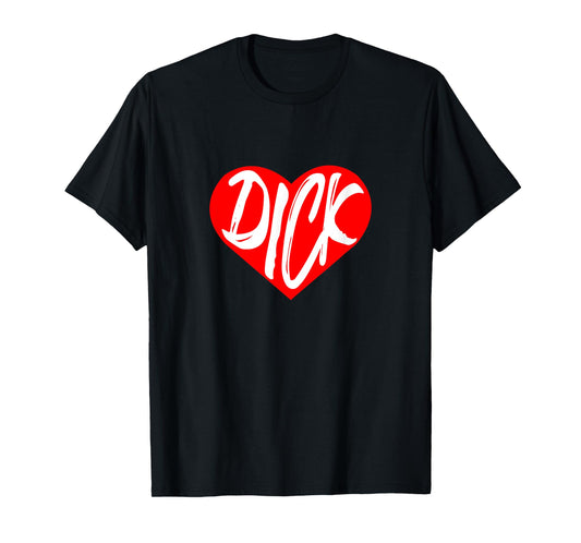 180g pure cotton round neck single-sided printed T-shirt, Jay Moe Design I Love Dick Funny Gay Dad LGBTQ Pride T-shirt, Casual T-shirts for Men and Women, Perfect T-shirt for Holiday Gifts, Christmas Gifts, 2025 Gifts, New Year Gifts