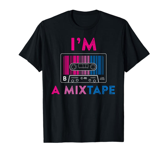 180g cotton round neck single side printed t-shirt, bisexual pride shirt flag mixtape men women gay LGBT t-shirt, casual t-shirts for men and women, perfect t-shirt for holiday gift, Christmas gift, 2025 gift, New Year gift