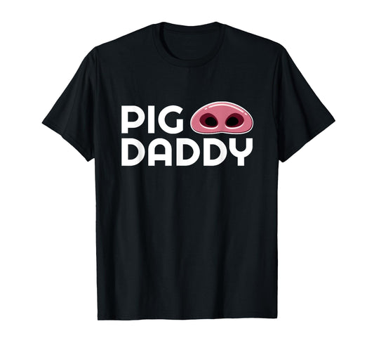 180g pure cotton round neck single side printed T-shirt, Pig Daddy Kink, gay hookup slang, PigPlay fetish gift T-shirt, casual T-shirt for men and women, perfect T-shirt for holiday gifts, Christmas gifts, 2025 gifts, New Year gifts