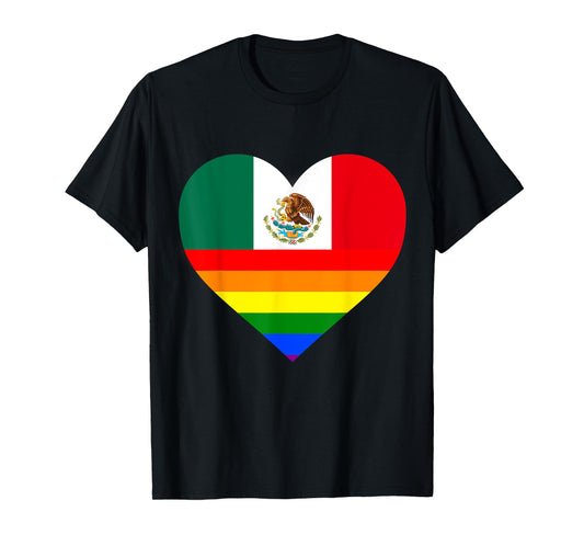 180g pure cotton round neck single side printed t-shirt, gay mexican pride flag t-shirt, casual t-shirt for men and women, perfect t-shirt for holiday gift, Christmas gift, 2025 gift, New Year gift