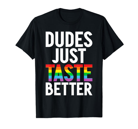 180g pure cotton round neck single-sided printed T-shirt, men's taste better gay T-shirt, casual T-shirt suitable for men and women, perfect T-shirt for holiday gifts, Christmas gifts, 2025 gifts, New Year gifts