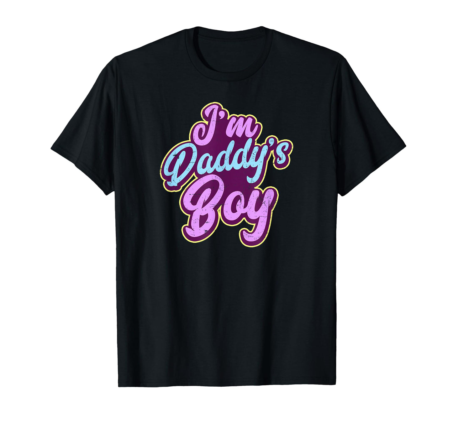 180g pure cotton round neck single side printed t-shirt, gay dad design I am dad's boy gift t-shirt, casual t-shirt for men and women, perfect t-shirt for holiday gift, Christmas gift, 2025 gift, New Year gift