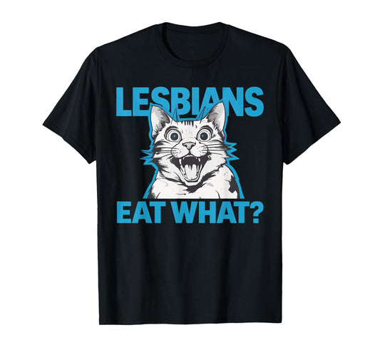 180g pure cotton round neck single-sided printed T-shirt, what do lesbians eat T-shirt, casual T-shirts for men and women, perfect T-shirts for holiday gifts, Christmas gifts, 2025 gifts, New Year gifts
