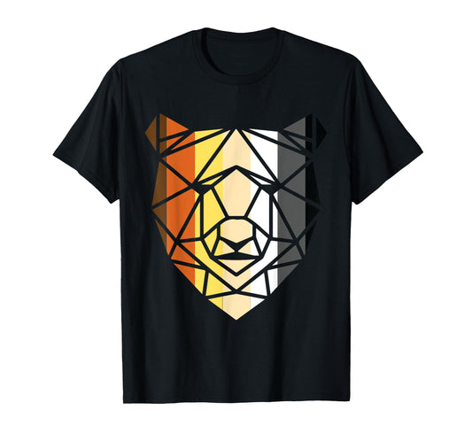 180g pure cotton round neck single-sided printed T-shirt, LGBT Papa Gay Pride Month - Bear T-shirt, casual T-shirts for men and women, perfect T-shirt for holiday gifts, Christmas gifts, 2025 gifts, New Year gifts