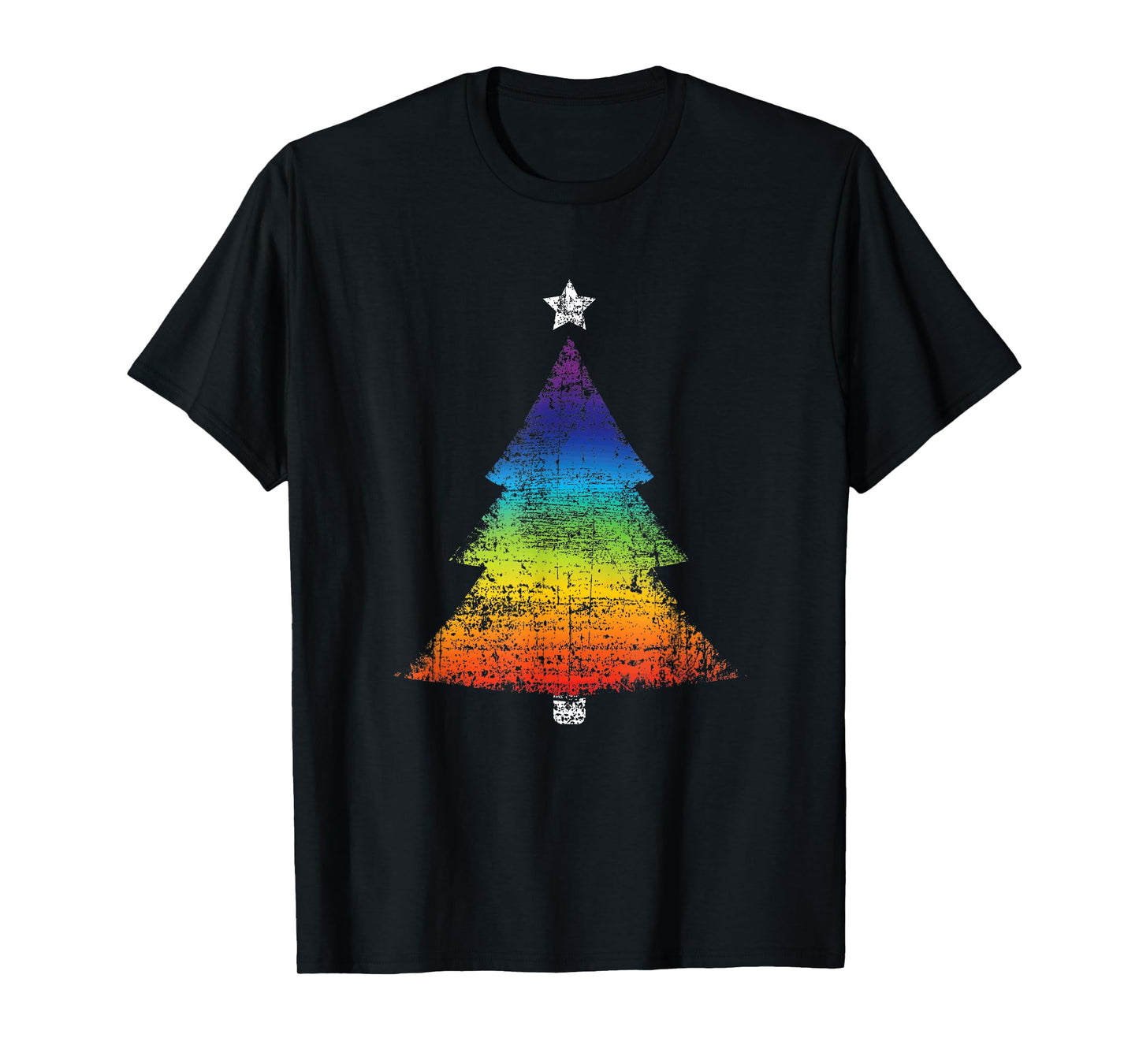 180g pure cotton round neck single side printed T-shirt, LGBT pride rainbow gay flag Christmas tree T-shirt, casual T-shirt for men and women, perfect T-shirt for holiday gifts, Christmas gifts, 2025 gifts, New Year gifts